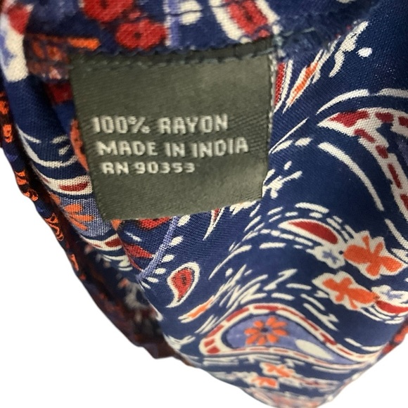 J Gee Free People inspired Blue Paisley Print Boho Dress - Picture 14 of 15